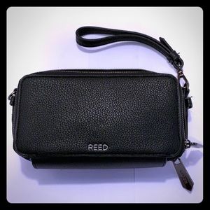 NWOT REED Black  Double Zipper Wriatlet